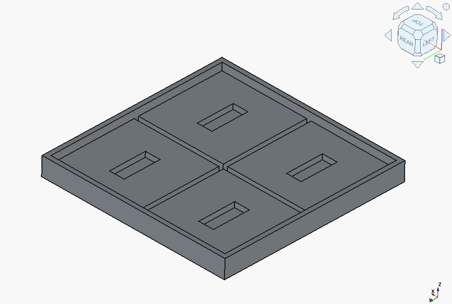 openscad tray gpt41